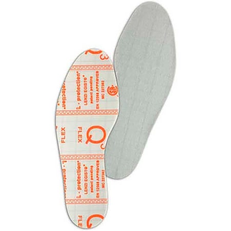 Jlf Pro Puncture Resistant Insoles, Flexible, Size 11.5 - 12.5, White, PR 0163US 11.5-13